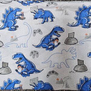 Full Size Microfiber Sheet Set - Gaming Dinos